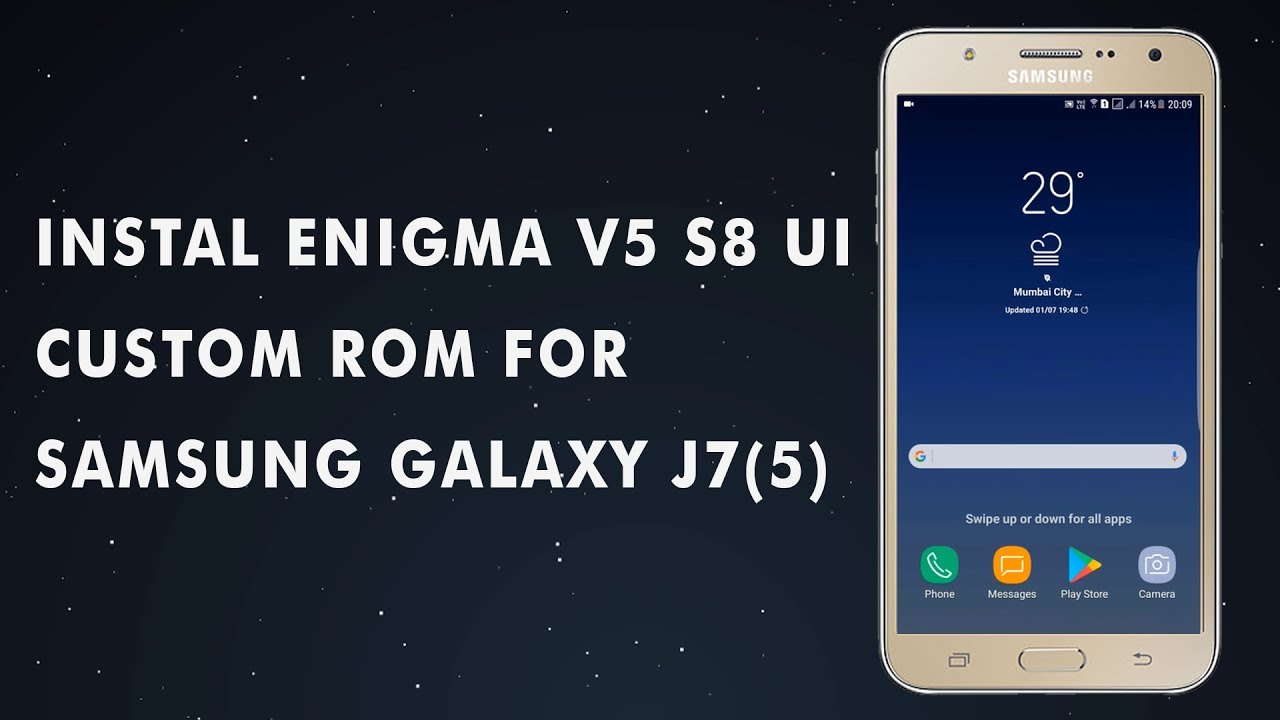 Instal Enigma V5 S8 Custom Rom J7 2015 VoLTE